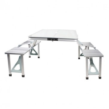 Alumiinium laud ja toolid
