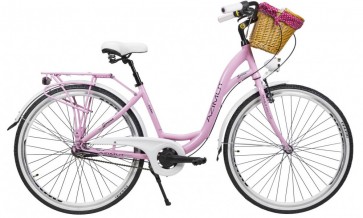 Jalgratas AZIMUT Sarema 28" ALU TX-6 2021, roosa