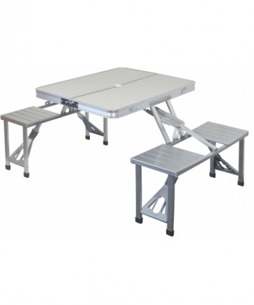 Alumiinium laud ja toolid Catara