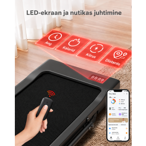 Jooksulint 0-6% kaldega 1,5 - 6kmh