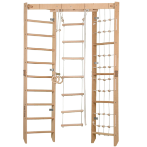 Ronimissein nurka Gym 230 x 150 cm lisadega