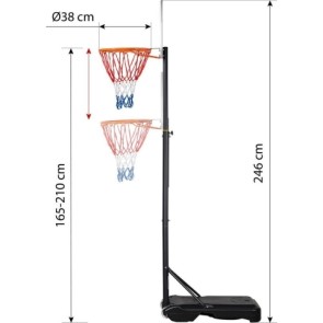 Korvpallikorv 165-210cm