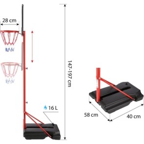 Korvpallikorv ZDK881A